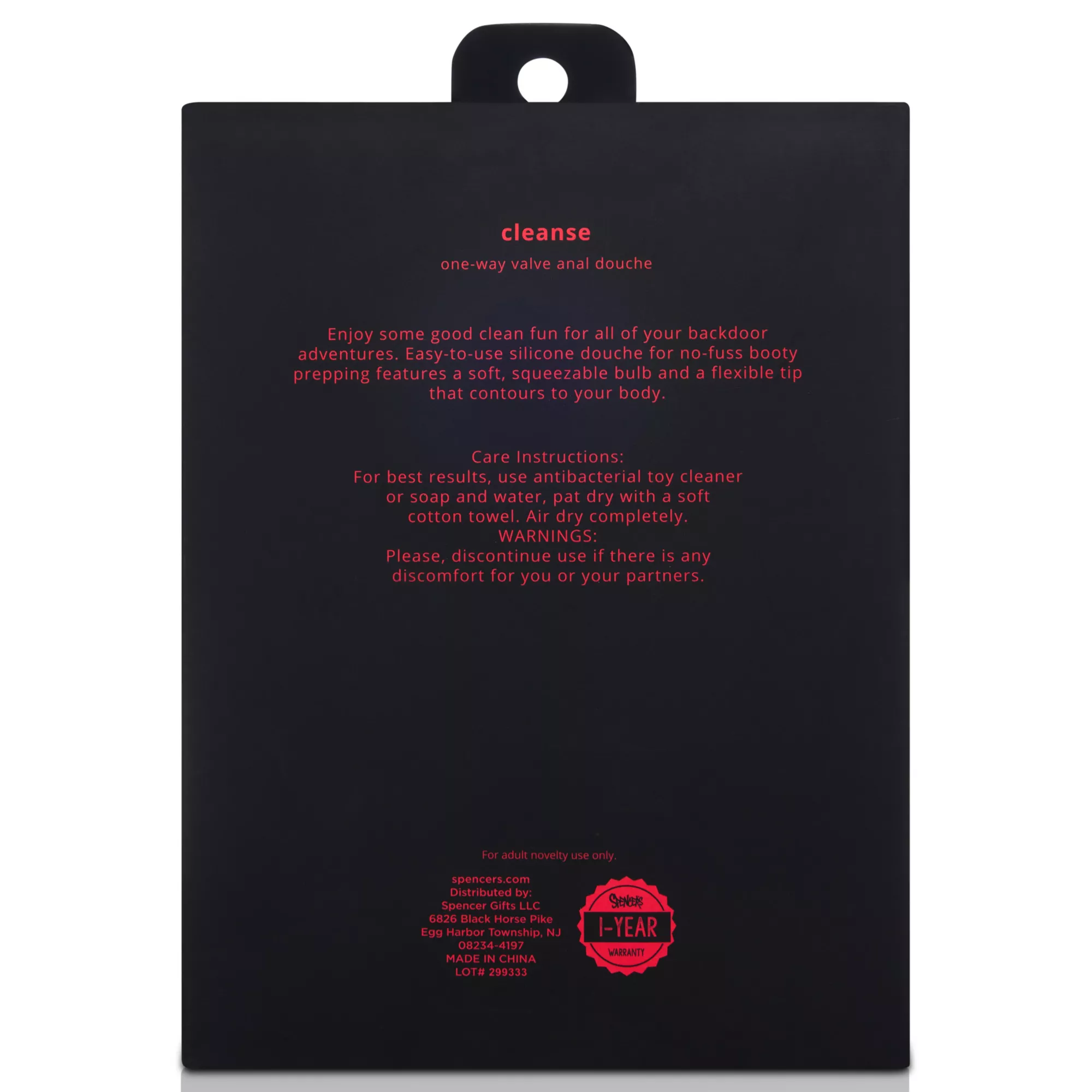 Phluid Cleanse Anal Douche Enema at Spencer's