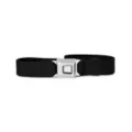 Buckle-Down Starburst Accent Black Seatbelt Belt at Spencer's