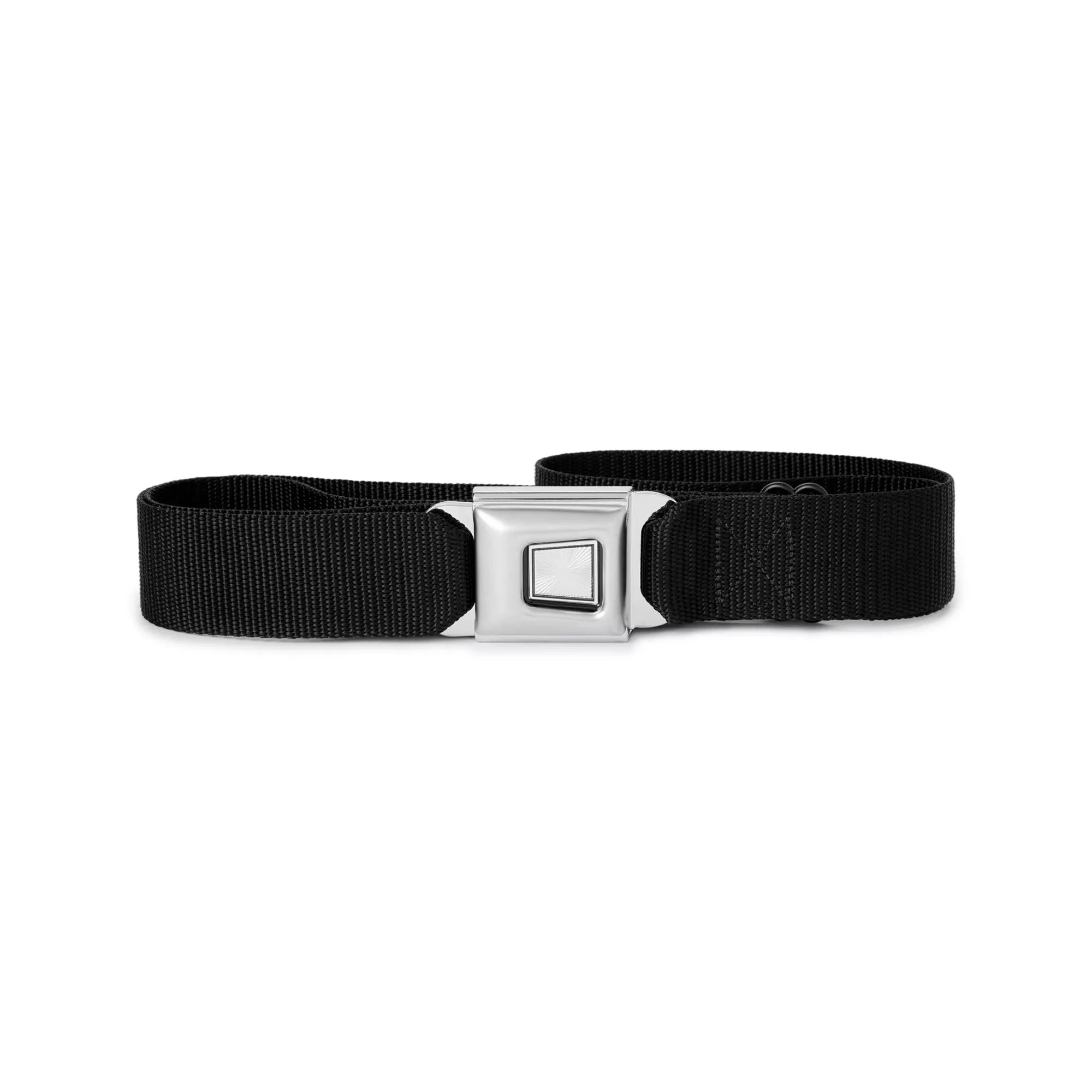 Buckle-Down Starburst Accent Black Seatbelt Belt at Spencer's