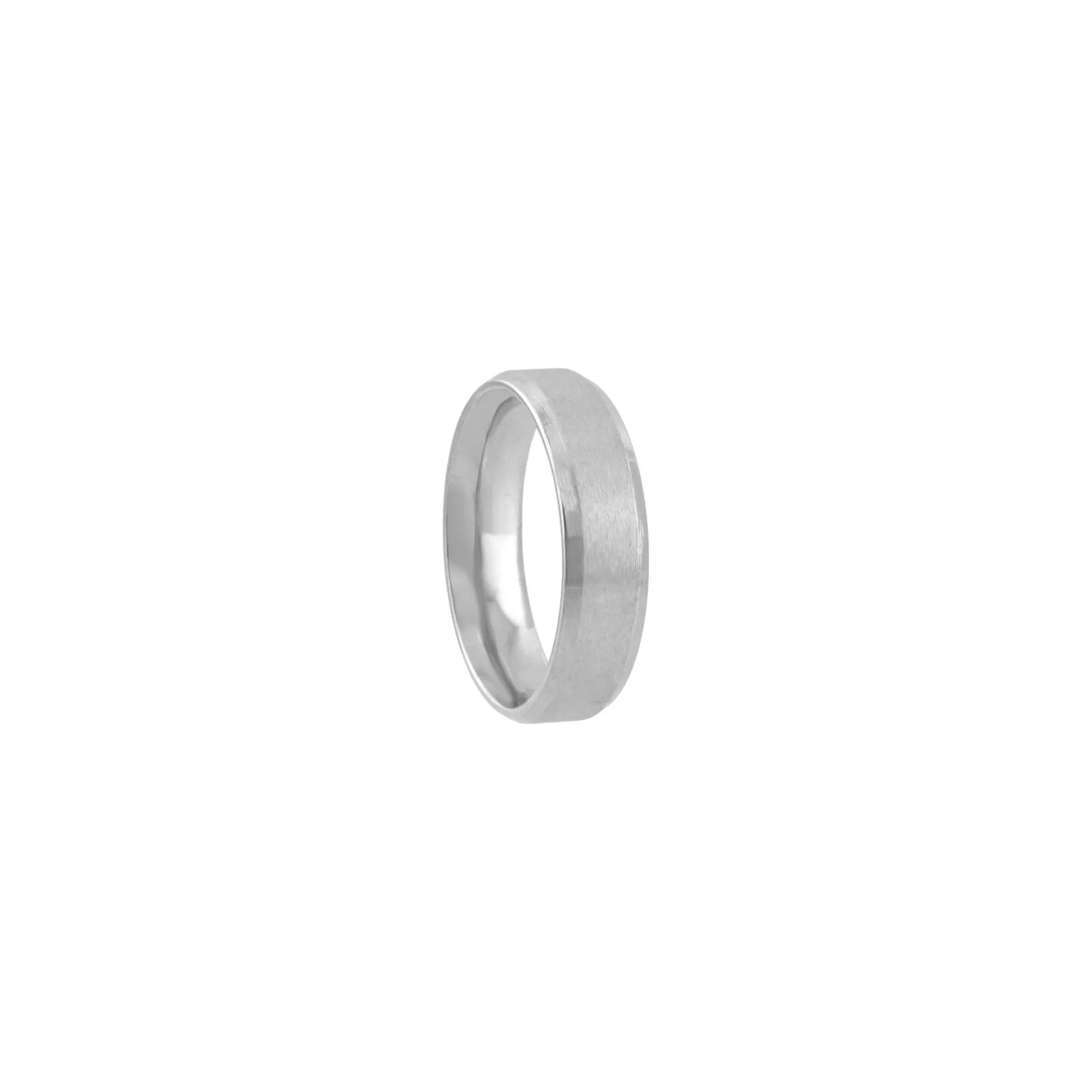Silver-Tone Thick Textured Ring