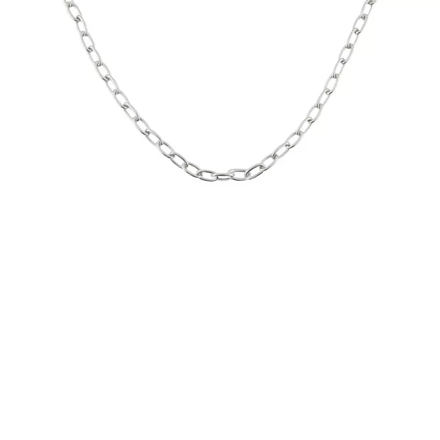 Paper Clip Link Chain Necklace at Spencer's