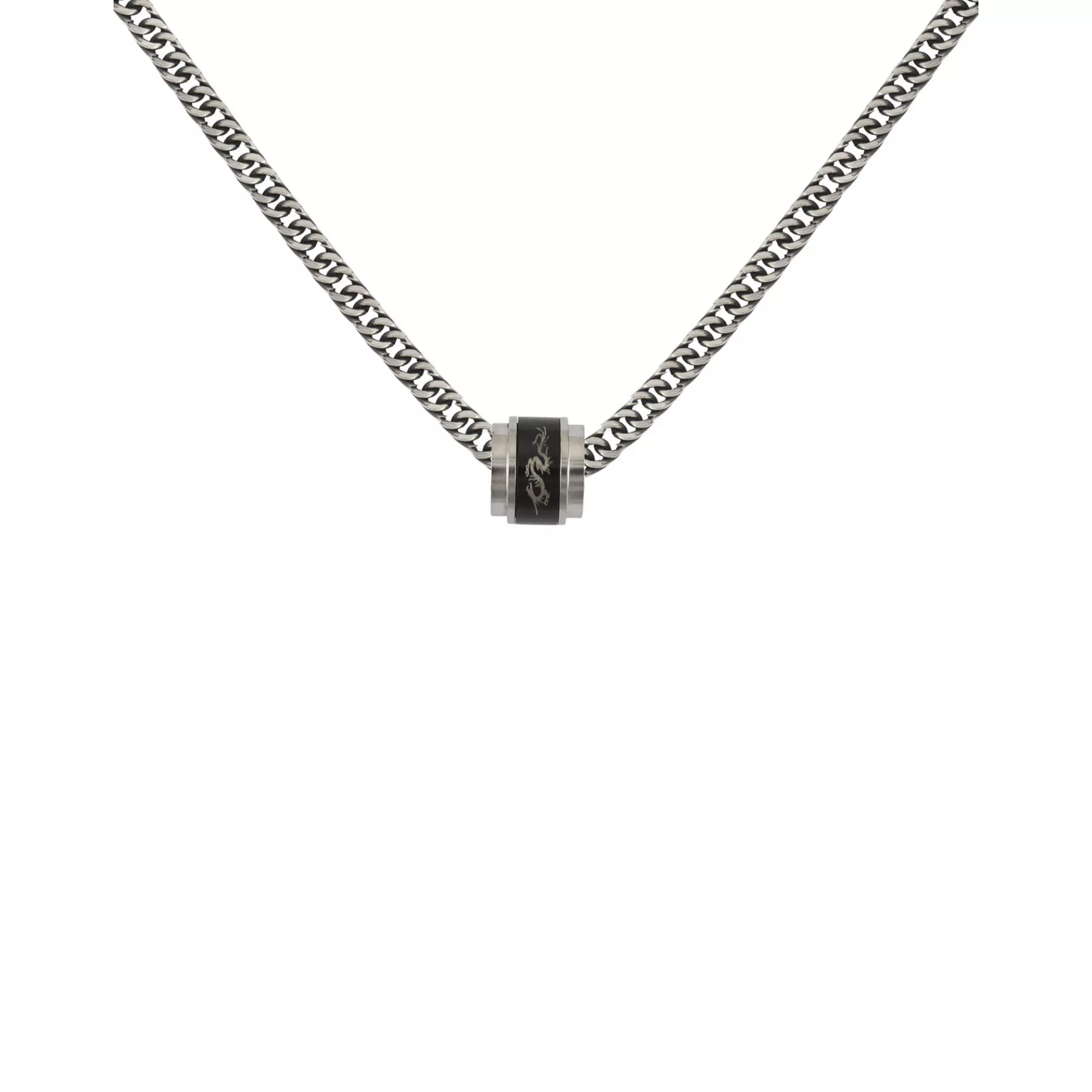 Dragon Circle Pendant Chain Necklace at Spencer's