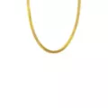 Gold-Tone Herringbone Chain Necklace at Spencer's