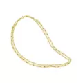 2 Row Gold-Tone Paper Clip Link Chain Necklace at Spencer's