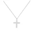 CZ Cross Chain Necklace at Spencer's