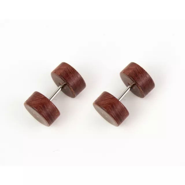 Wood Faux Plugs - 18 Gauge at Spencer's