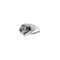 Silvertone Biker Closed Fist Ring at Spencer's
