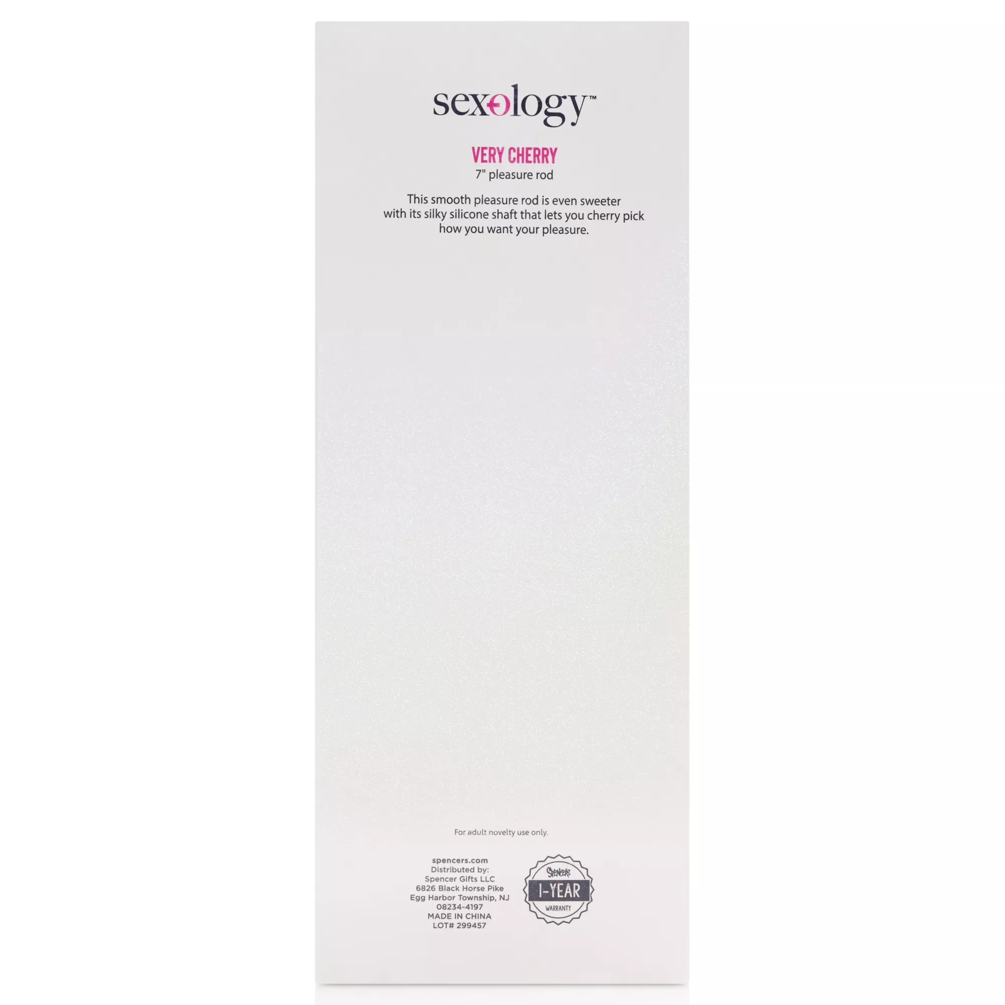 Very Cherry Pleasure Rod Dildo 7 Inch - Sexology at Spencer's