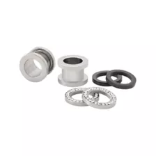 Multi-Pack Clear CZ Mixed Metal Interchangeable Screw Tunnels - 2 Pair at Spencer's