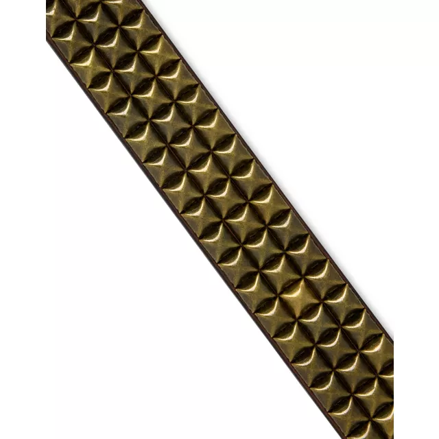 Brown and Golden Studded Belt at Spencer's