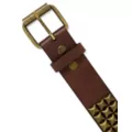 Brown and Golden Studded Belt at Spencer's