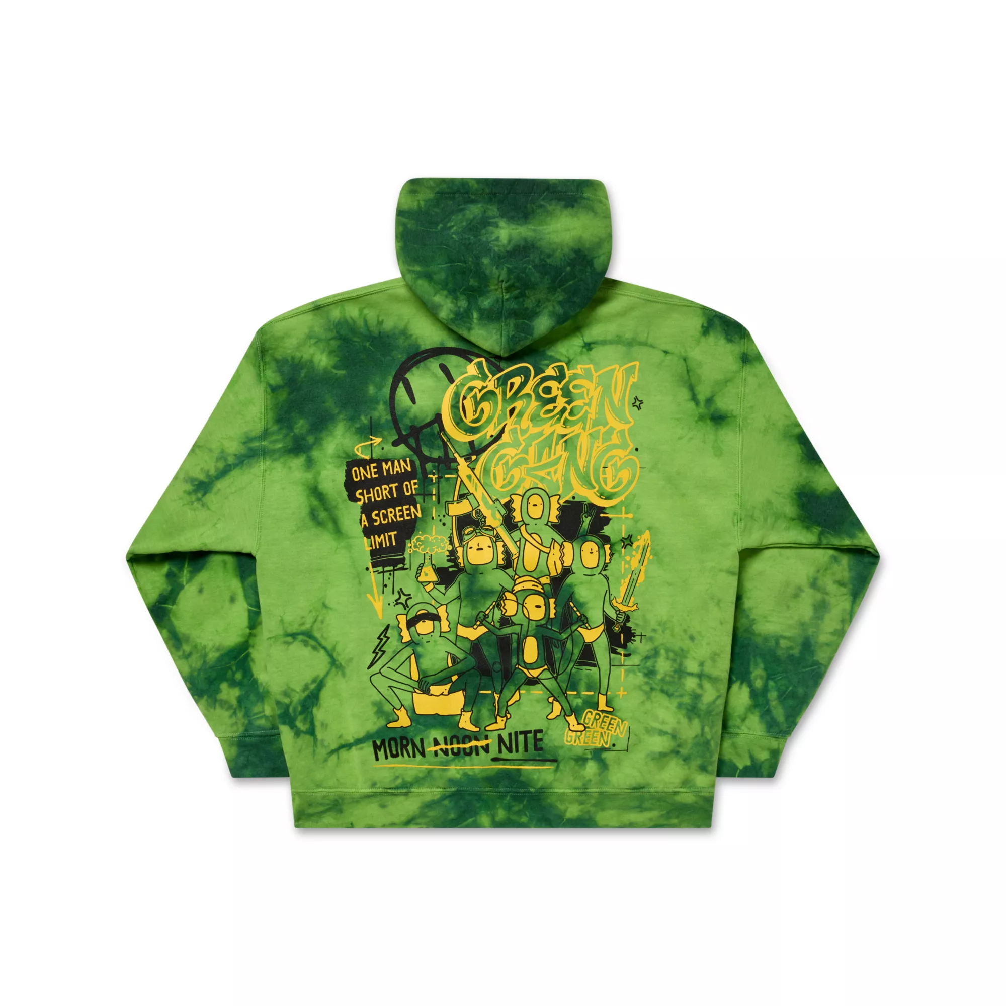 The Boys Green Gang Tie Dye Hoodie