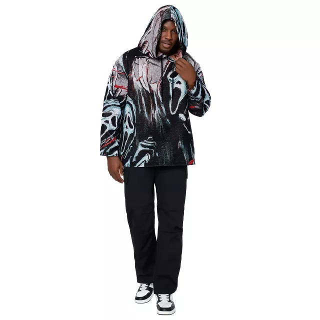 Ghost Face Jacquard Hoodie