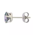 Multi-Pack Vitrail CZ Square Stud Earrings 3 Pairs - 20 Gauge at Spencer's