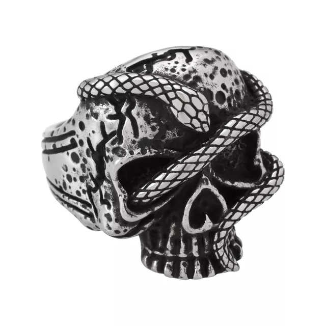 Snake Skull Ring at Spencer's