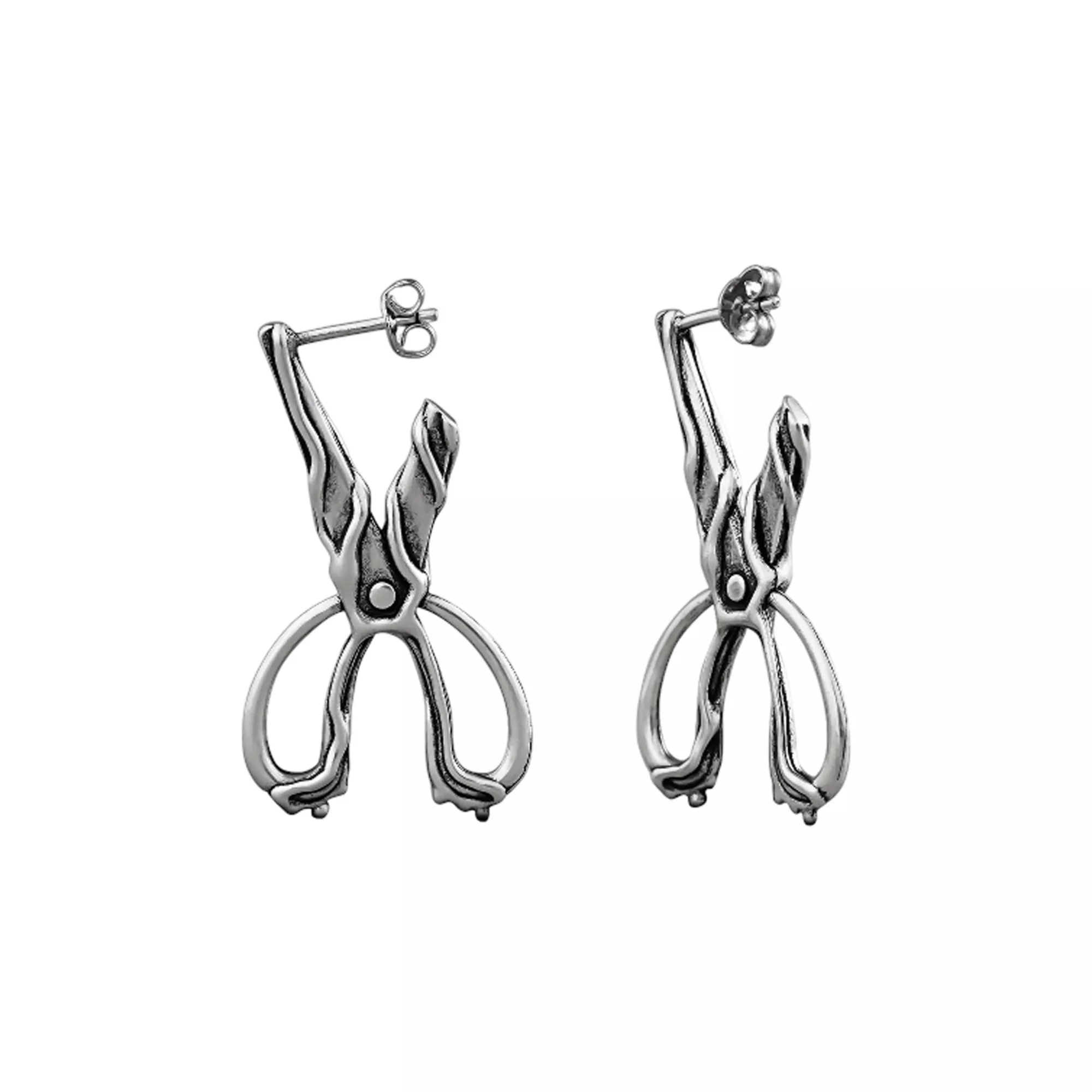 Scissor Stud Earrings - 20 Gauge
