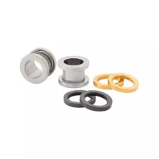 Multi-Pack Mixed Metal Interchangeable Screw Tunnels - 2 Pair at Spencer's