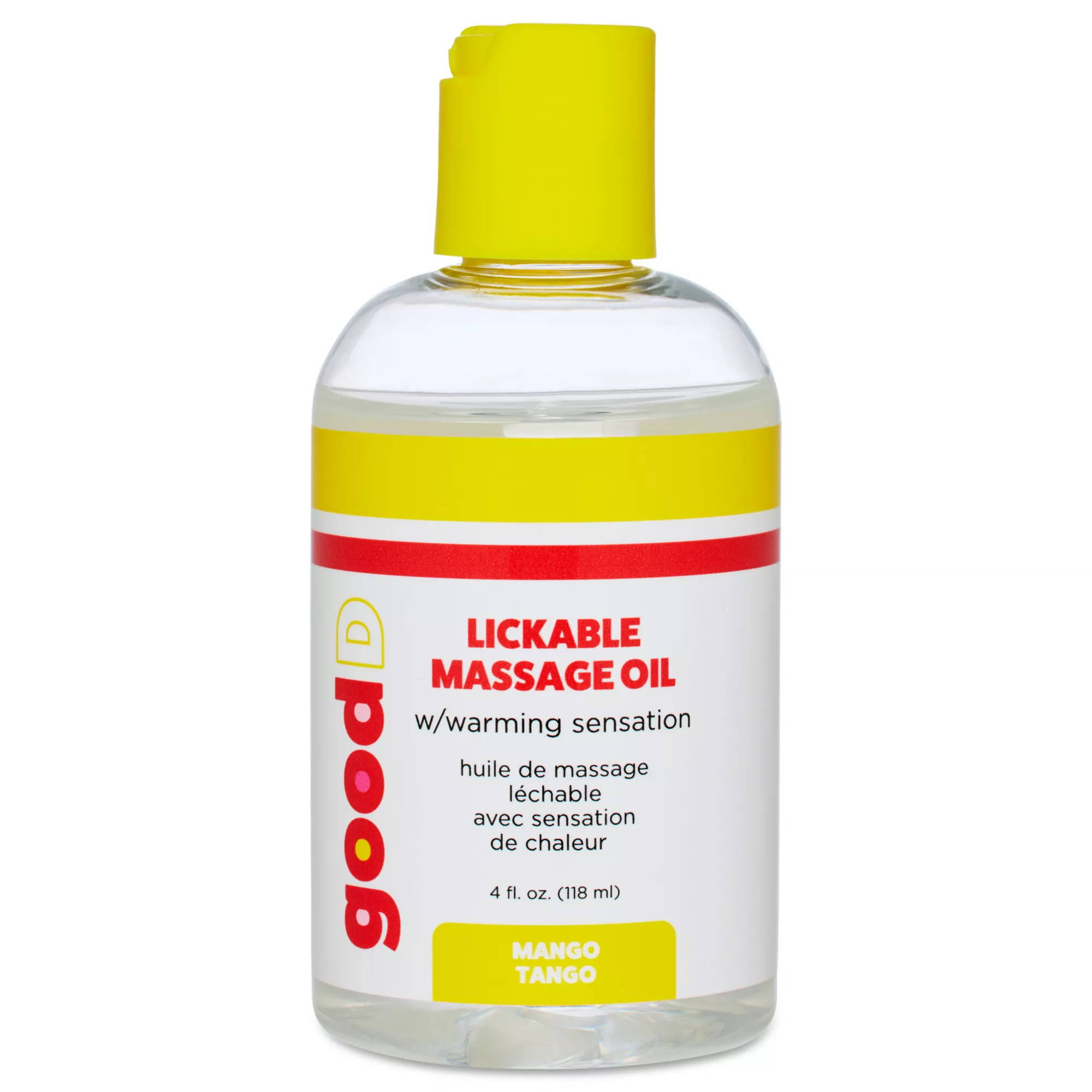 Mango Flavored Lickable Warming Massage Oil 4 oz. - good D at Spencer's