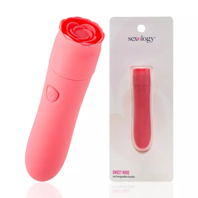 Sweet Rose Rechargeable Bullet Vibrator - Sexology