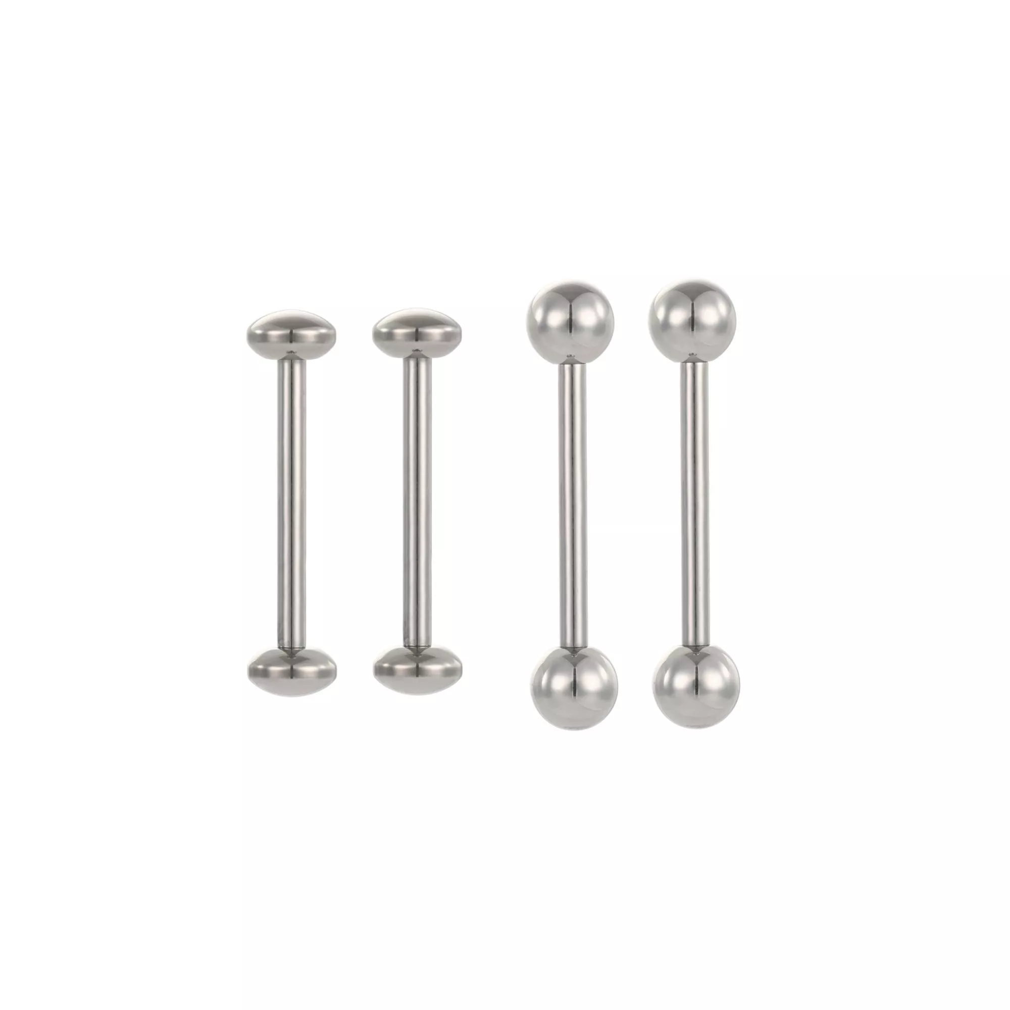 Multi-Pack Ball and Disc Titanium Barbells 4 Pack - 14 Gauge at Spencer's