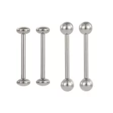 Multi-Pack Ball and Disc Titanium Barbells 4 Pack - 14 Gauge at Spencer's