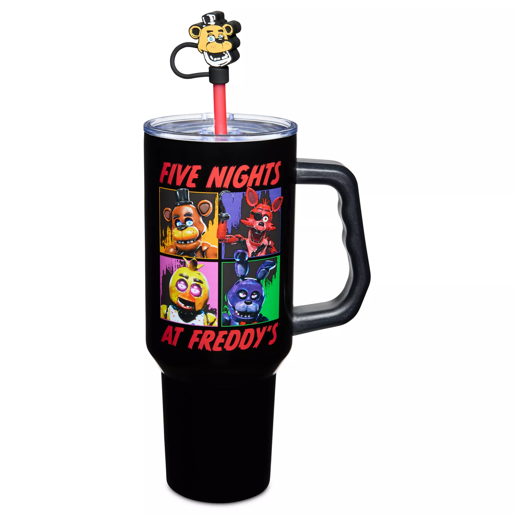 Five Nights at Freddy's Tumbler with Straw Topper - 40 oz.