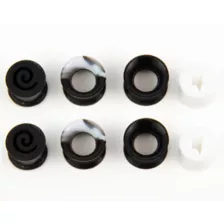Multi-Pack Swirl and Star Silicone Tunnels - 4 Pair at Spencer's