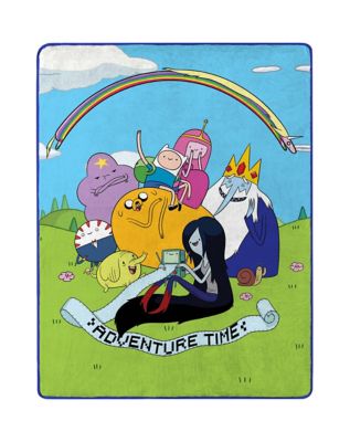Adventure Time Characters Fleece Blanket