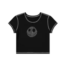 Jack Skellington Rhinestone Baby T Shirt - The Nightmare Before Christmas at Spencer's