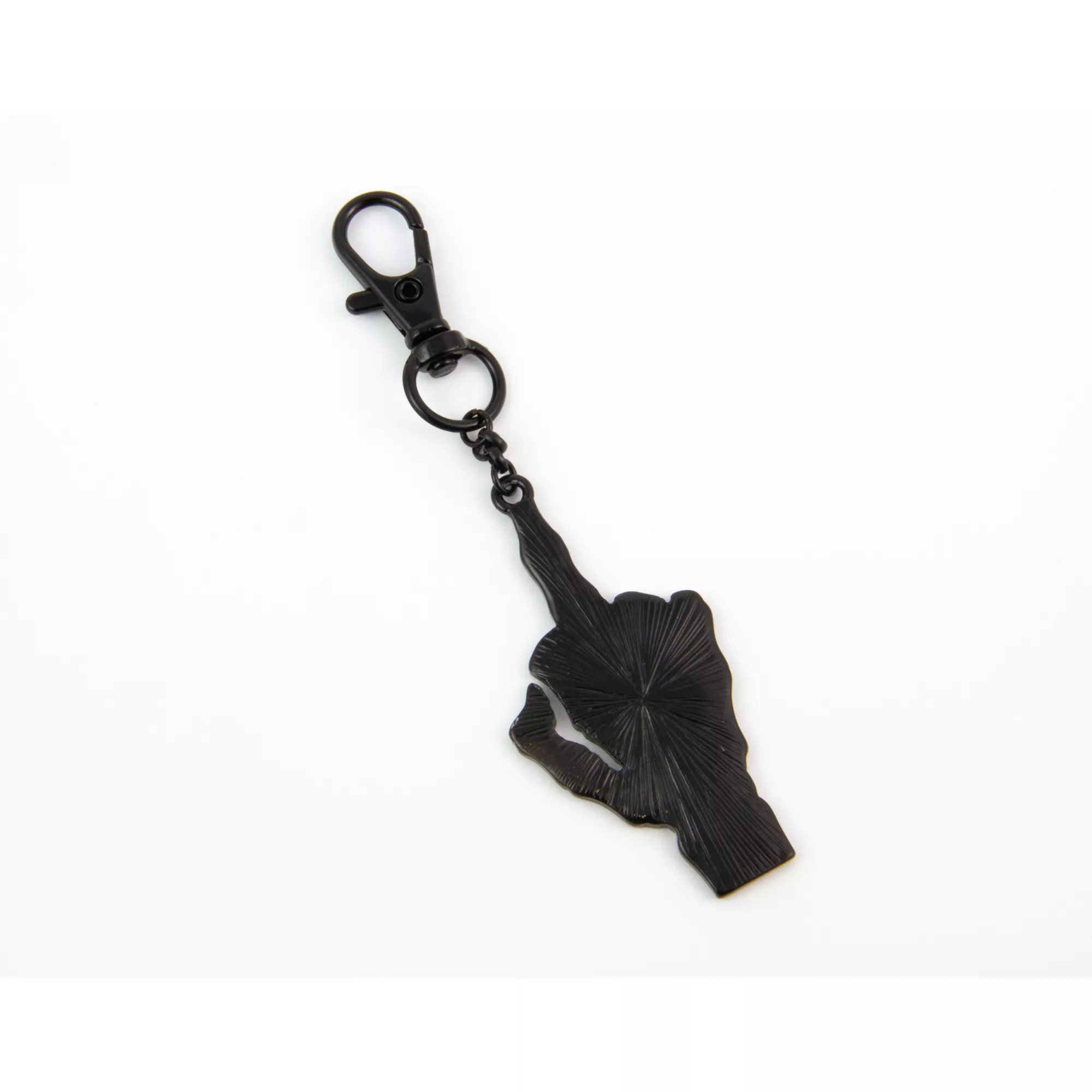 Skeleton Middle Finger Keychain at Spencer's