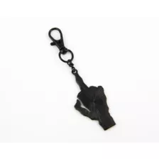 Skeleton Middle Finger Keychain at Spencer's