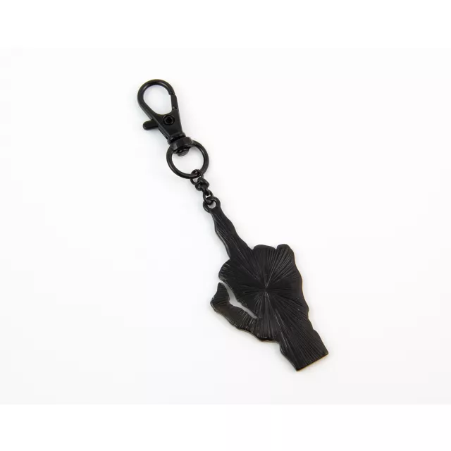 Skeleton Middle Finger Keychain at Spencer's