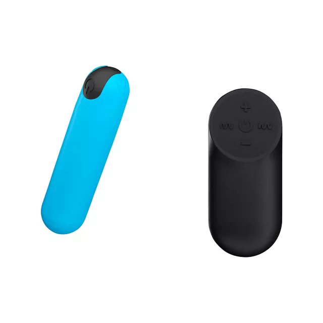 Out of Control Wirless Remote Control Bullet Vibrator Blue - Hott Love Extreme at Spencer's