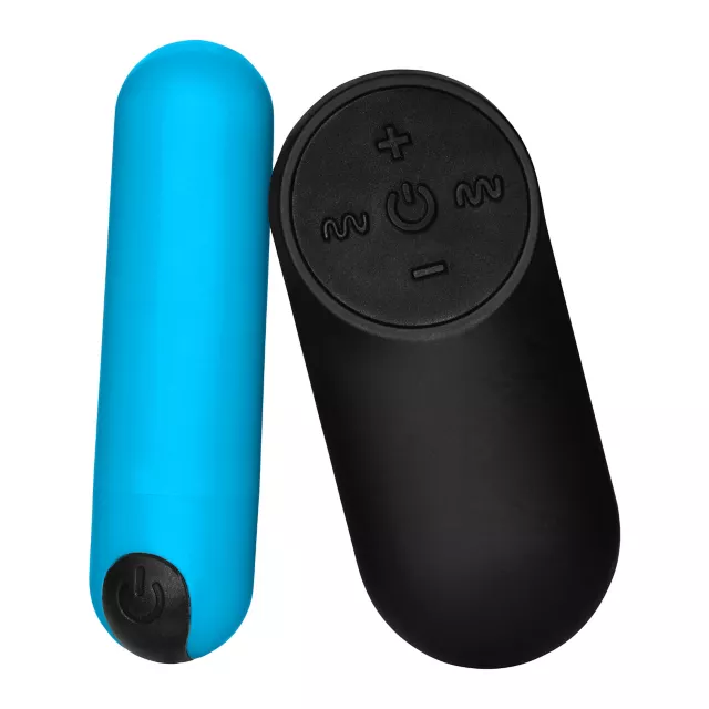 Out of Control Wirless Remote Control Bullet Vibrator Blue - Hott Love Extreme at Spencer's