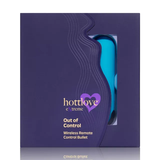 Out of Control Wirless Remote Control Bullet Vibrator Blue - Hott Love Extreme at Spencer's