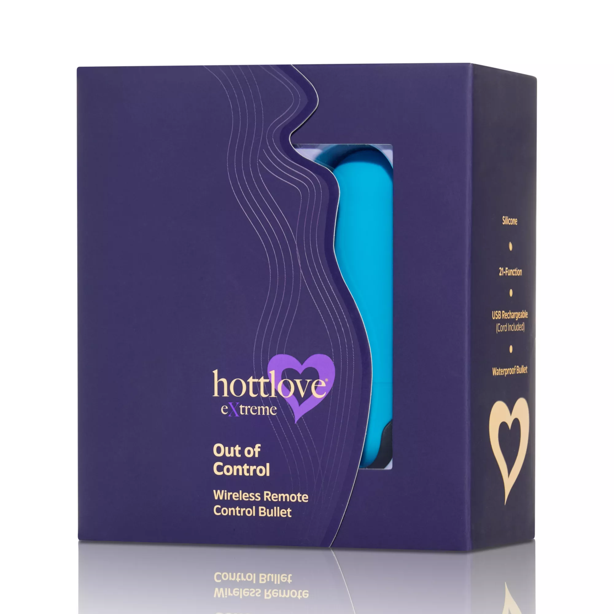 Out of Control Wirless Remote Control Bullet Vibrator Blue - Hott Love Extreme at Spencer's