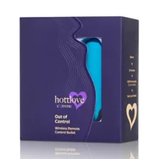 Out of Control Wirless Remote Control Bullet Vibrator Blue - Hott Love Extreme at Spencer's