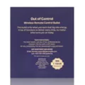 Out of Control Wirless Remote Control Bullet Vibrator Blue - Hott Love Extreme at Spencer's