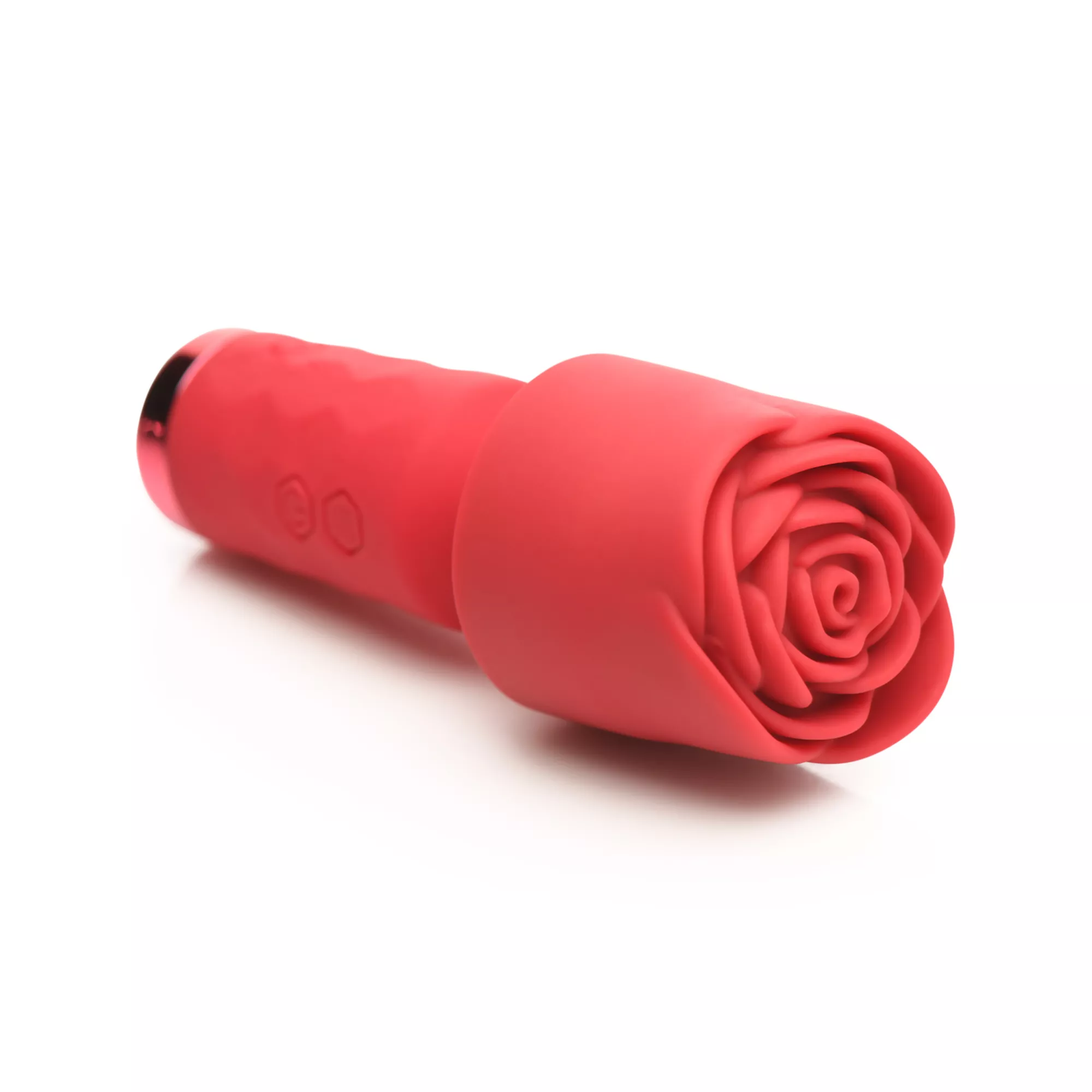 Hott Love Petal Pleaser Vibrating Wand with Rose Attachment at Spencer's