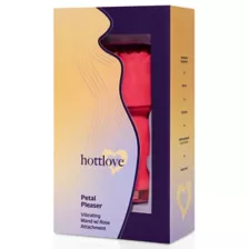 Hott Love Petal Pleaser Vibrating Wand with Rose Attachment at Spencer's