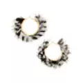 Faux Fur Hoop Earrings at Spencer's