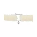 White Kitten Bell Furry Choker Necklace at Spencer's