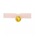 Pink Bell Furry Choker Necklace at Spencer's