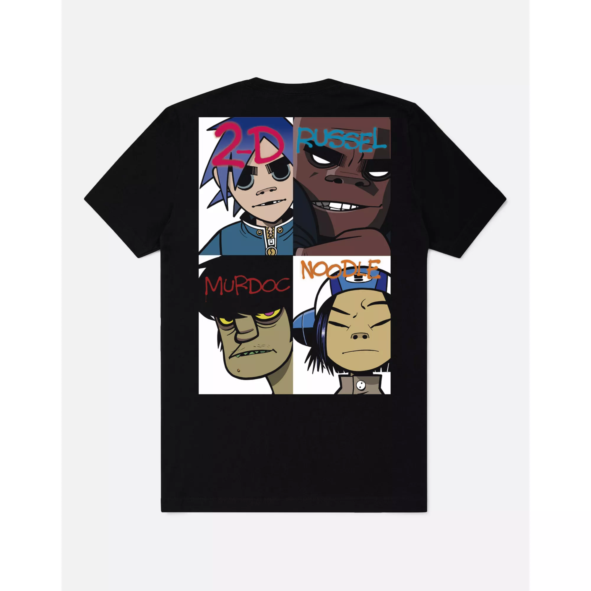 Gorillaz Fly Poster Medley T Shirt at Spencer's