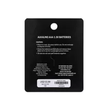 AAA Batteries 4 Pack - Arouz'd at Spencer's