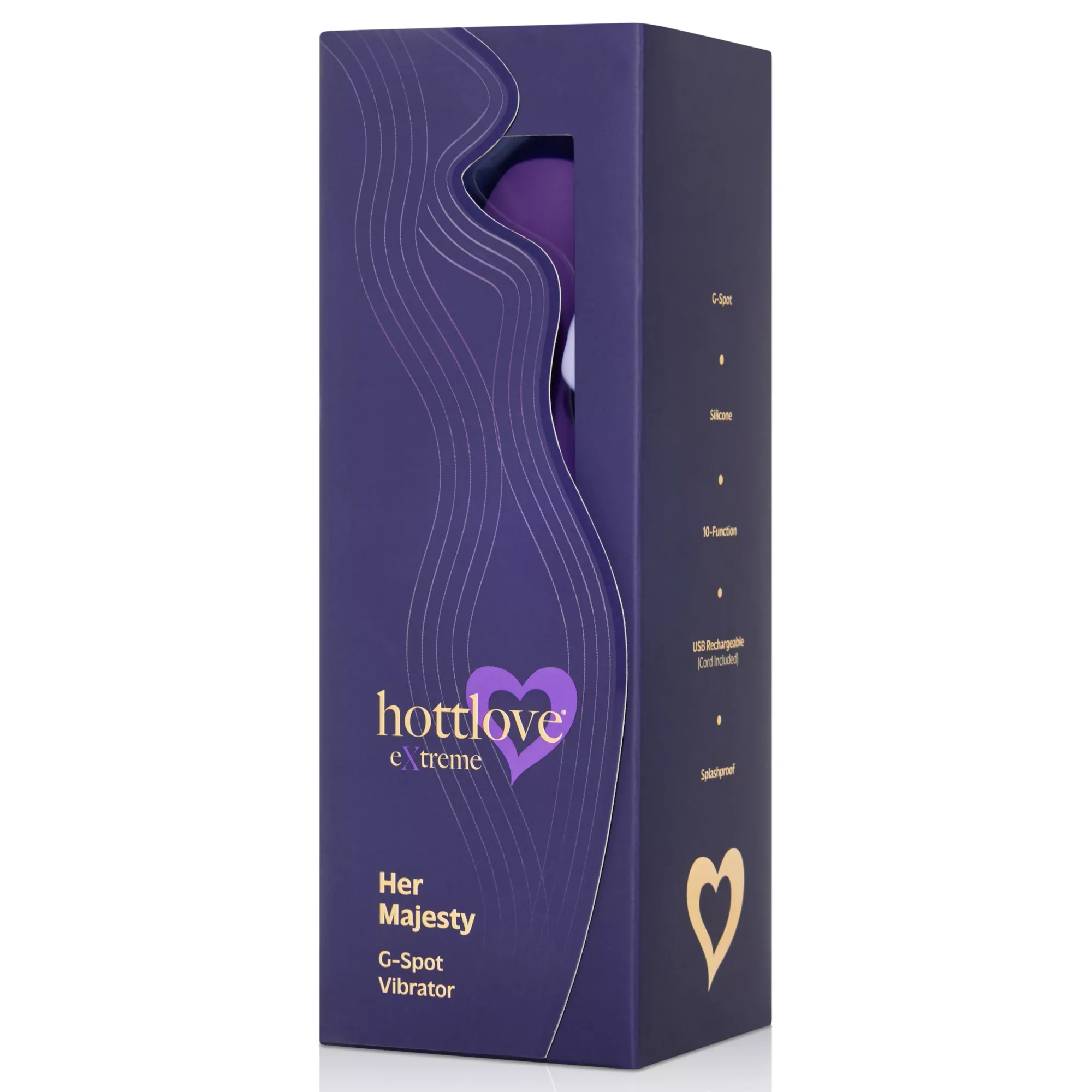 Her Majesty G-Spot Vibrator Purple - Hott Love Extreme at Spencer's