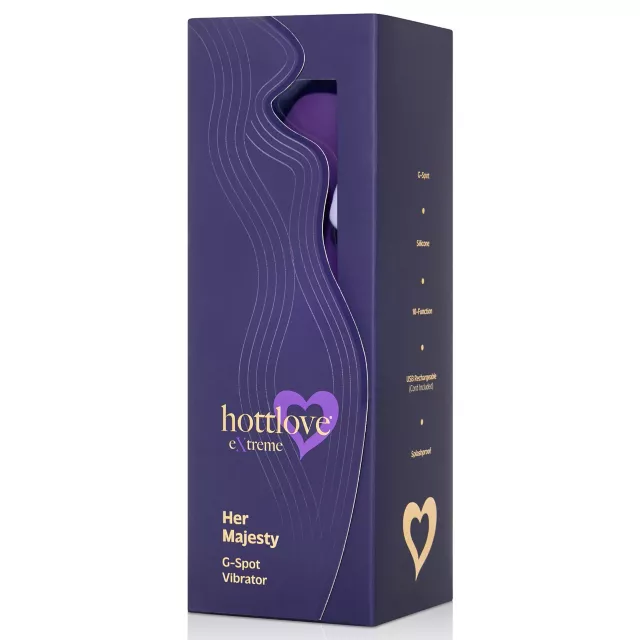 Her Majesty G-Spot Vibrator Purple - Hott Love Extreme at Spencer's