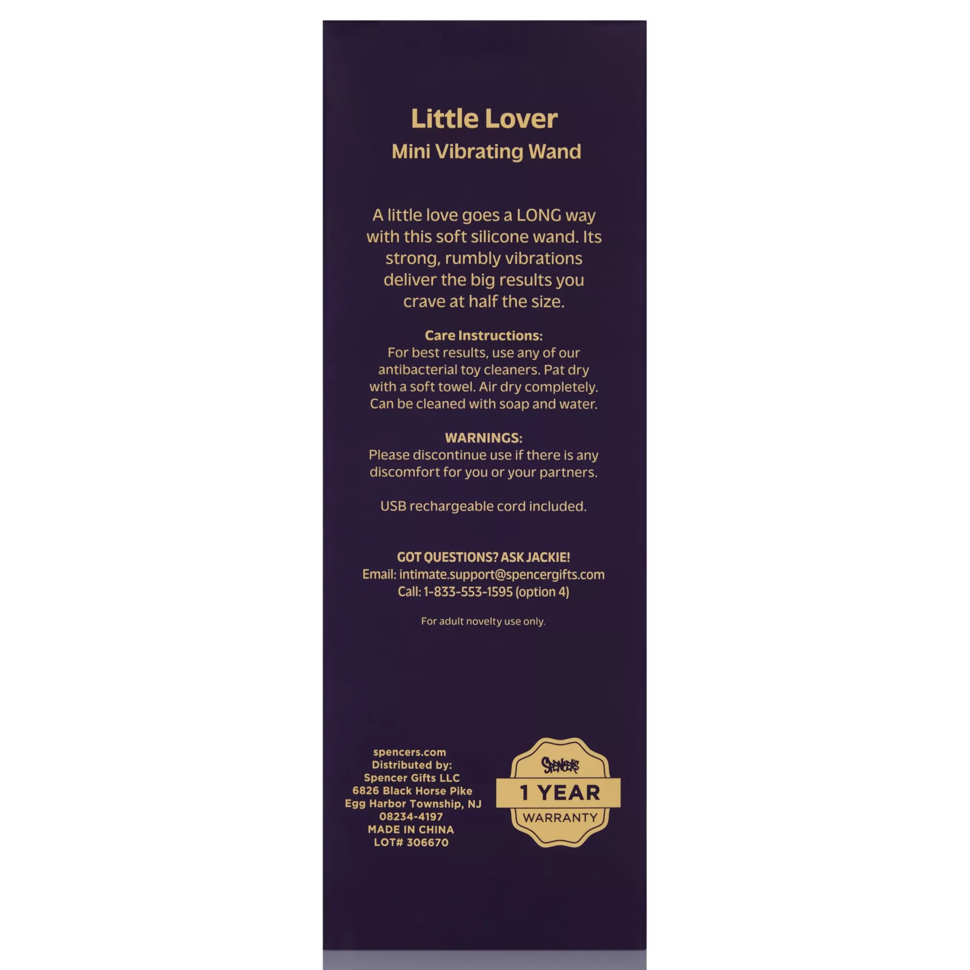 Little Lover Mini Wand Massager - Hott Love Extreme at Spencer's
