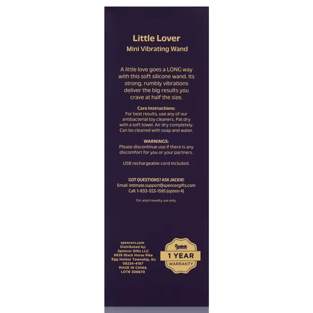 Little Lover Mini Wand Massager - Hott Love Extreme at Spencer's