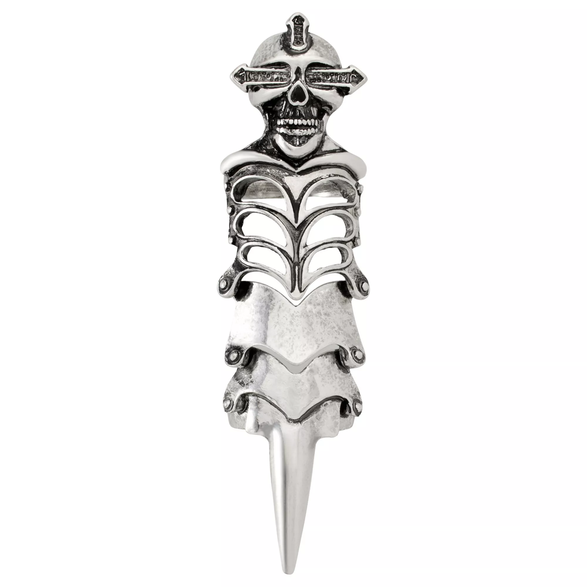 Skeleton Cross Finger Armor at Spencer's